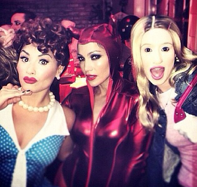 Образы звезд на Хэллоуин 2014