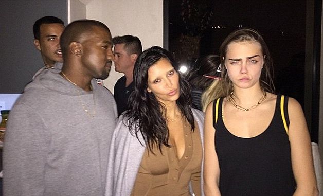 Ким Кардашьян шокировала отсутствием бровей