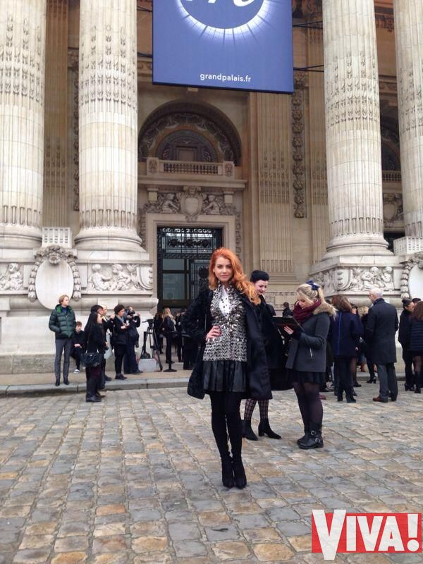 Юлия Лаута показ шанель chanel фото 2014