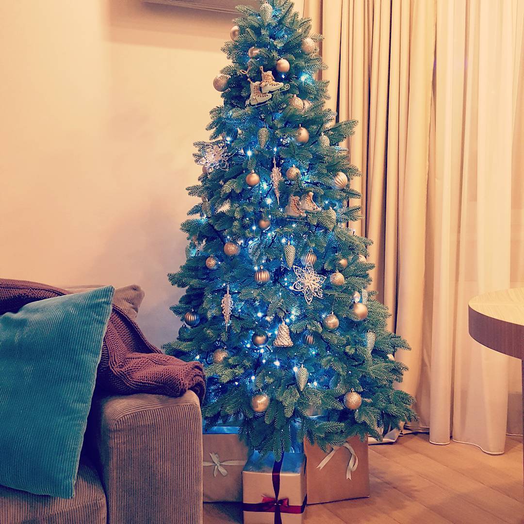 У кого лучше: звезды показали, как украсили свои дома на праздники