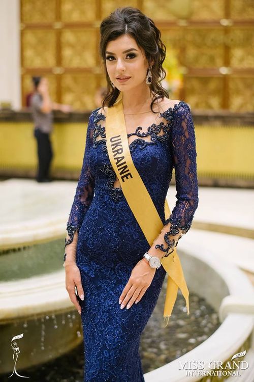 Королева Украины 2017 Снежана Танчук на конкурсе Miss Grand International 2017 