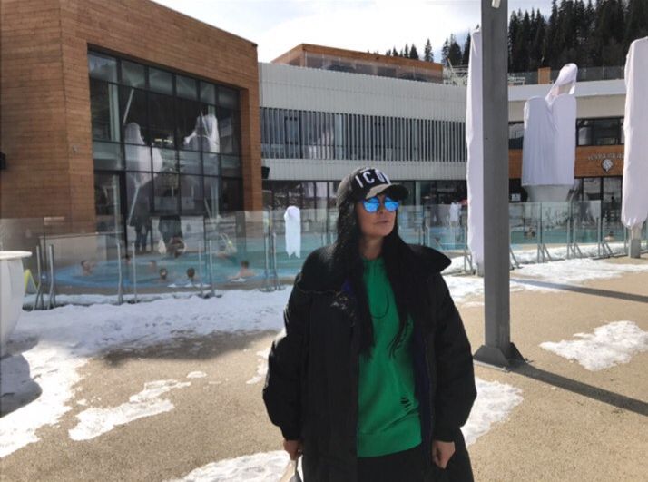 Ассия Ахат на отдыхе