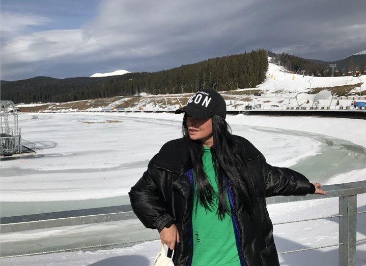 Ассия Ахат на отдыхе