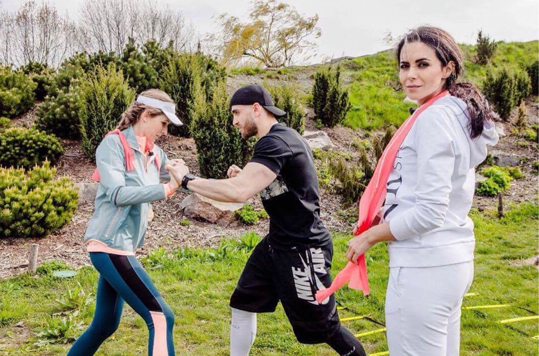 Подруги по спорту: Настя Камеснких и Катя Осадчая тренируются вместе