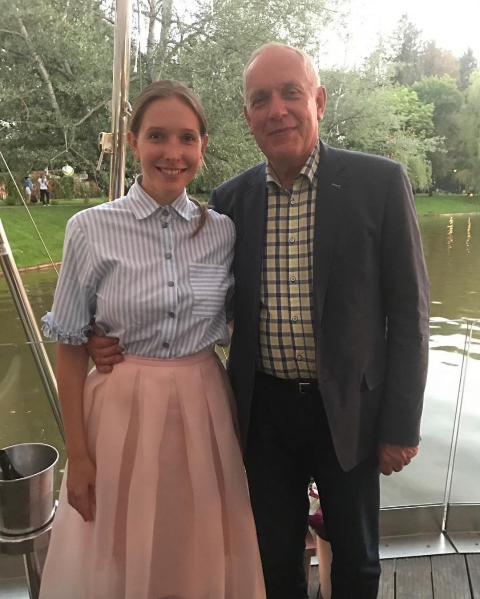 Катя Осадчая с папой