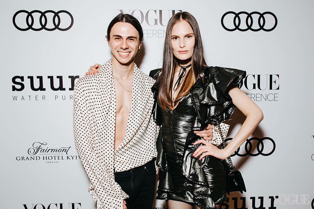 Жан Грицфельдт и супермодель Алла Костромичева