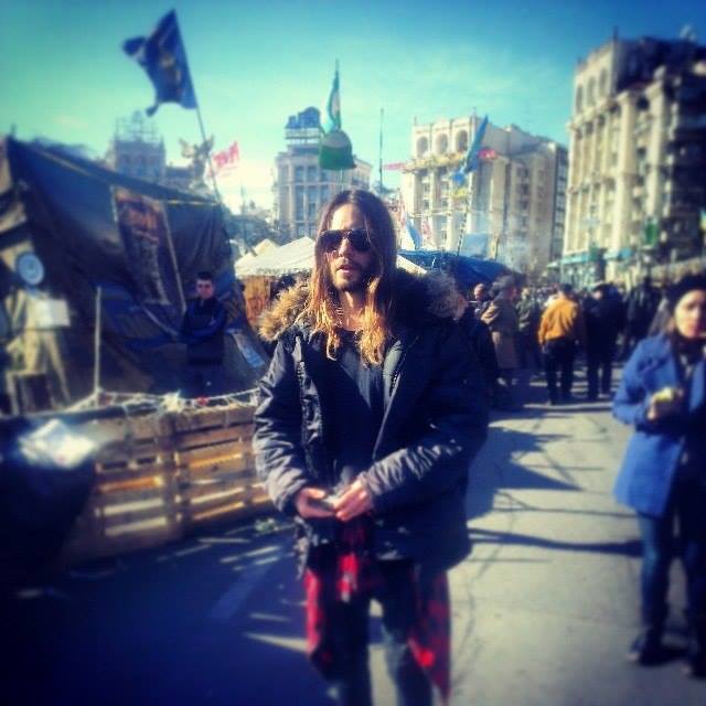 Джаред Лето фото Евромайдан