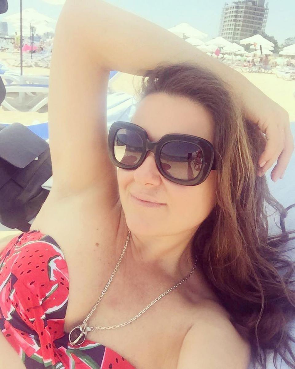 Наталья Могилевская восхитила стрйоной фигурой в бикини