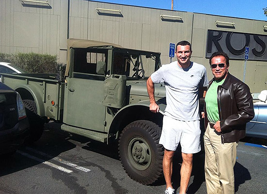 владимир кличко и арнольд шварцнеггер