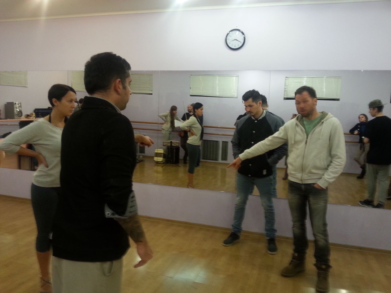 Константин Томильченко на репетиции концерта Kiev Tango Project