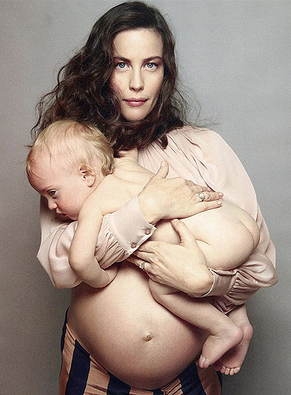 Беременная Лив Тайлер опубликовала трогательное фото