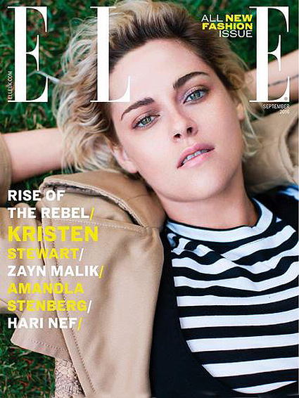 Кристен Стюарт блистает на обложке британского Elle