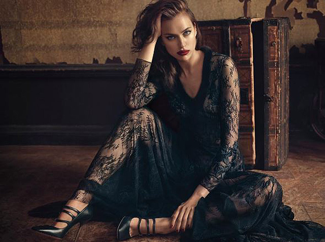 Чувственно и стильно: Ирина Шейк снялась в первой рекламной кампании после рождения дочери
