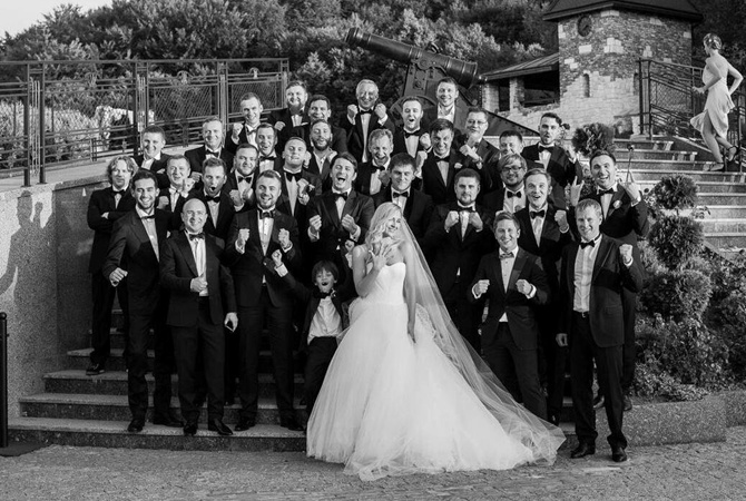 Александр Педан на свадьбе Сергея Притулы и Екатерины Сопельник