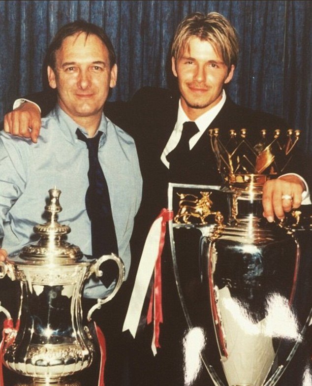 Редкий кадр: Дэвид Бекхэм позирует с отцом