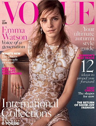 Элегантная Эмма Уотсон блистает на обложке Vogue