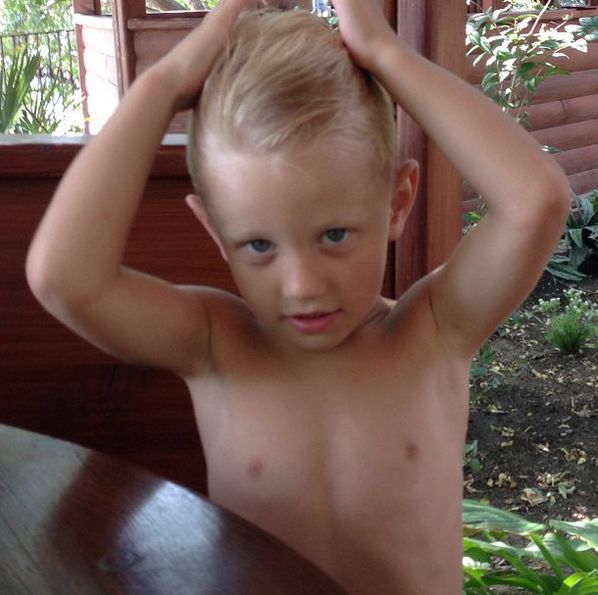 Татьяна Денисова и ее сын Лев