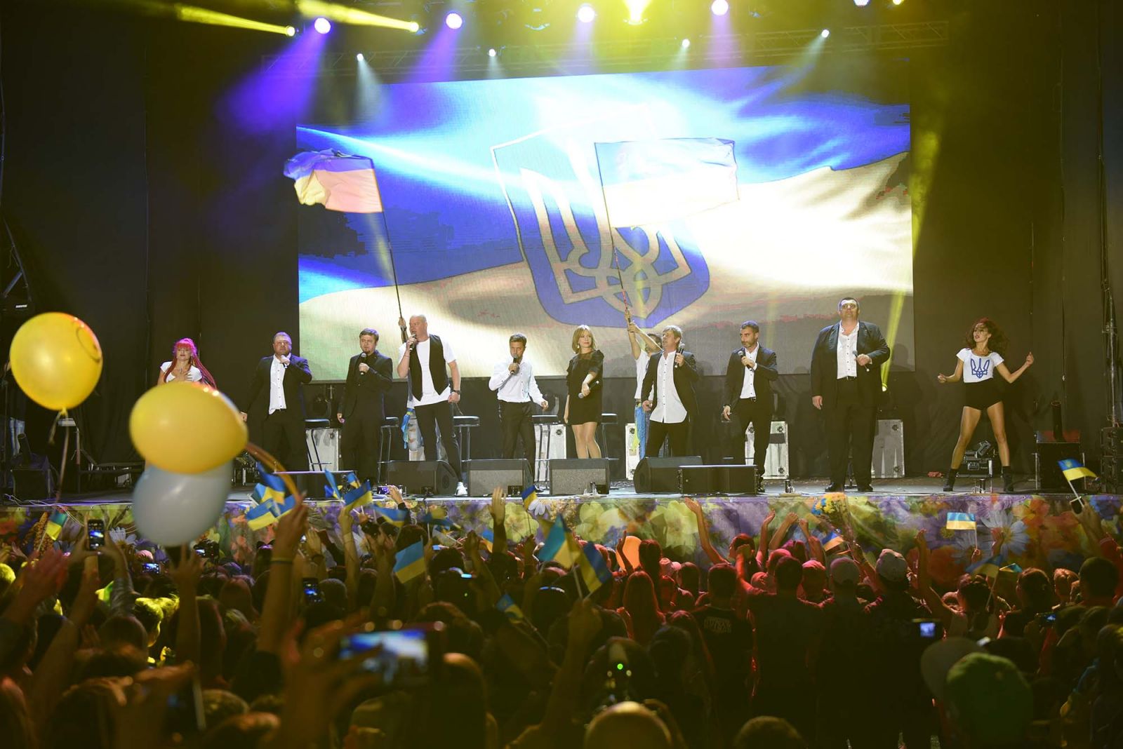 В День Независимости Украины Квартал 95 выступил на Востоке страны