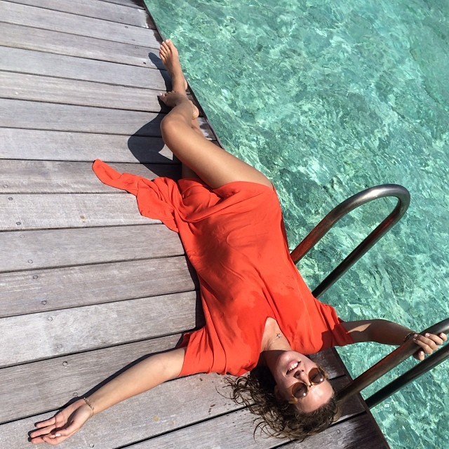 Ксения Собчак отдых в купальнике мальдивы фото инстаграм 2014