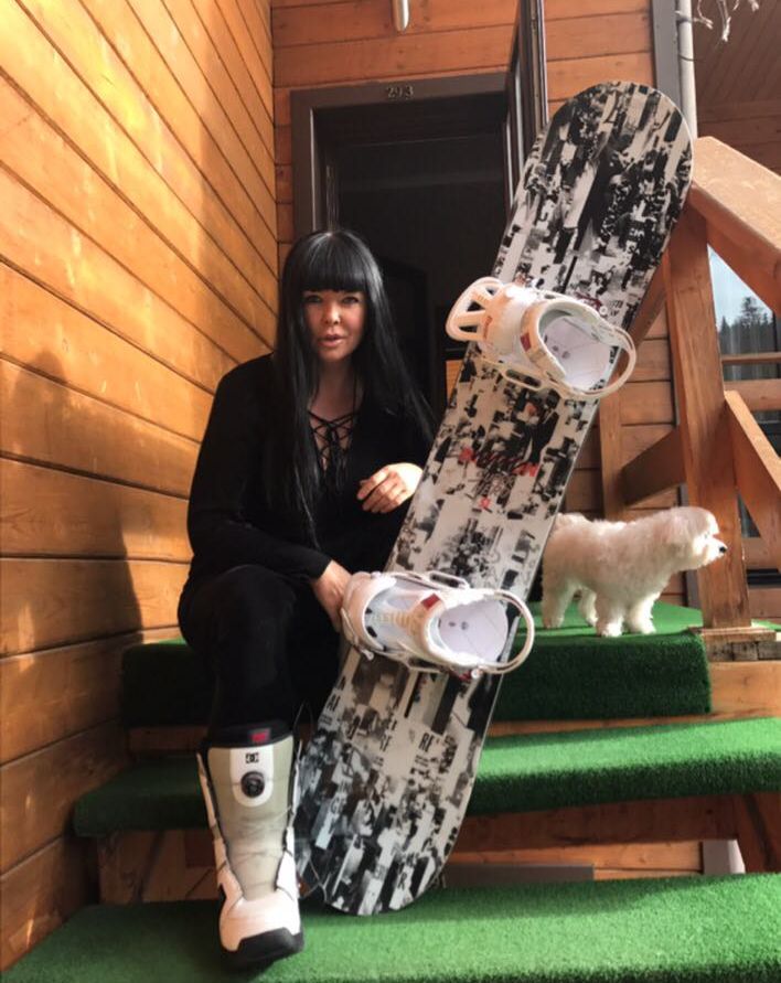 Ассия Ахат на отдыхе