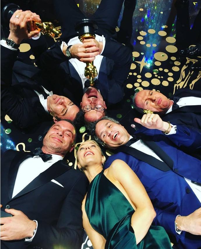 "Оскар-2016" в Instagram: что делали звезды за кулисами церемонии