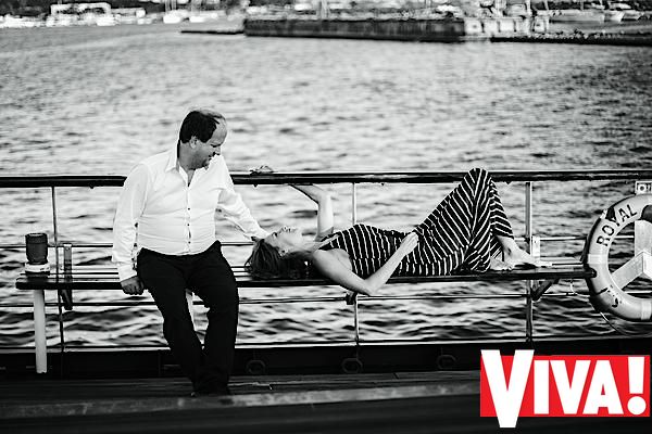 Солист &quot;ТІК&quot; Виктор Бронюк и его жена Татьяна. Фотосессия для журнала Viva!