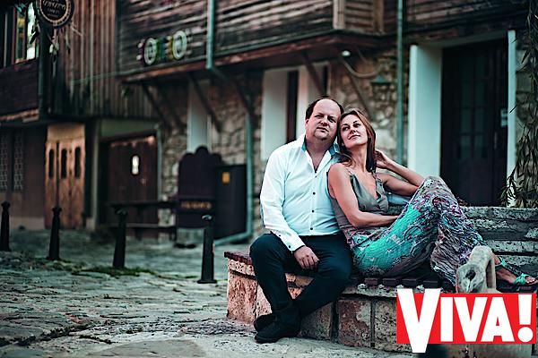 Солист &quot;ТІК&quot; Виктор Бронюк и его жена Татьяна. Фотосессия для журнала Viva!