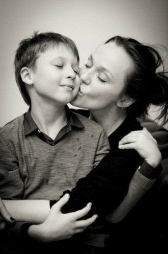 Альбина Джанабаева с сыном