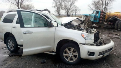 В сети появились фото с места аварии, в которой умер Кузьма Скрябин