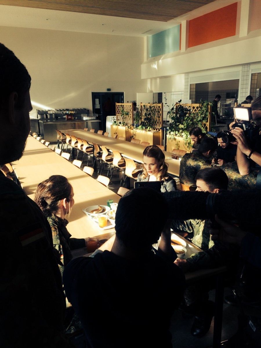 Ольга Фреймут провела инспекцию на военной базе НАТО