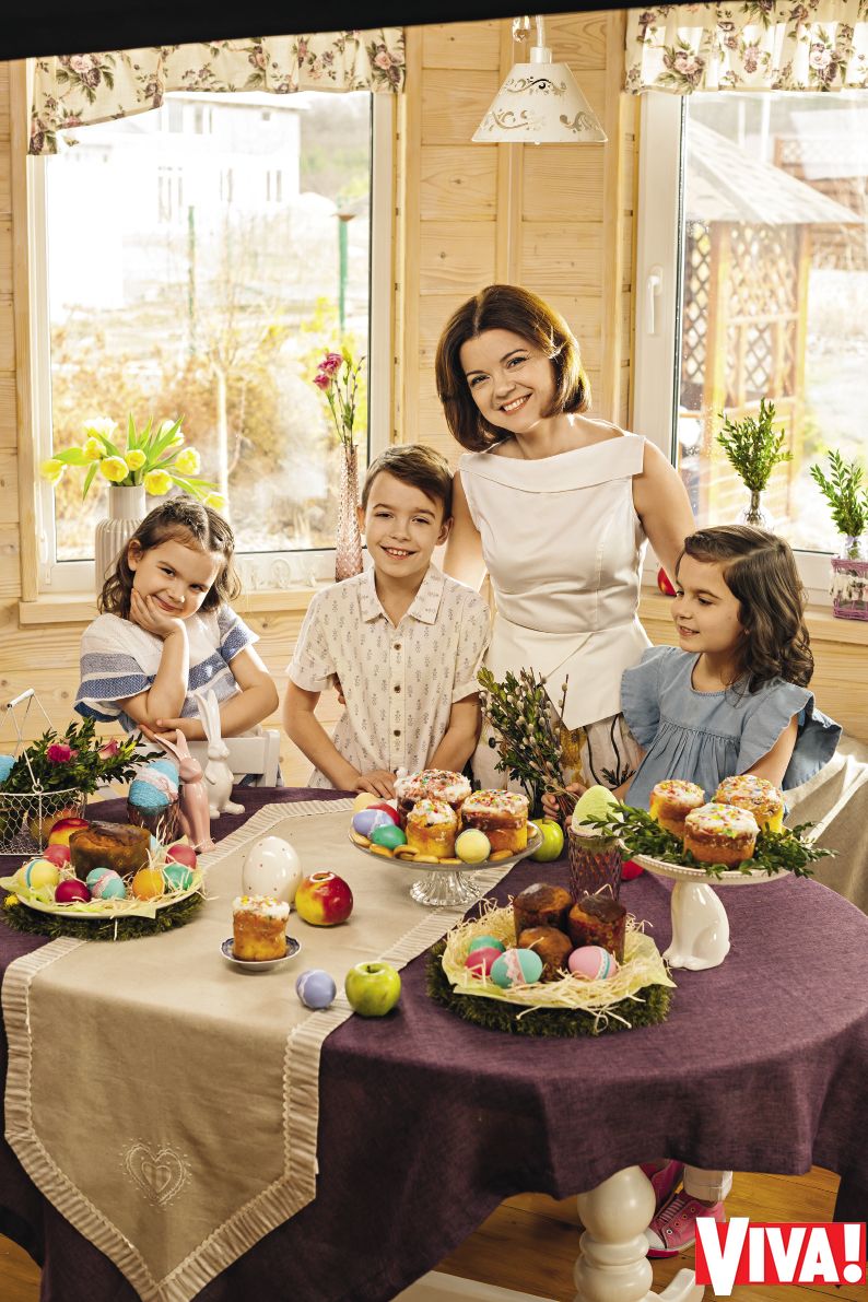 Маричка Падалко с детьми снялась в пасхальной фотосессии
