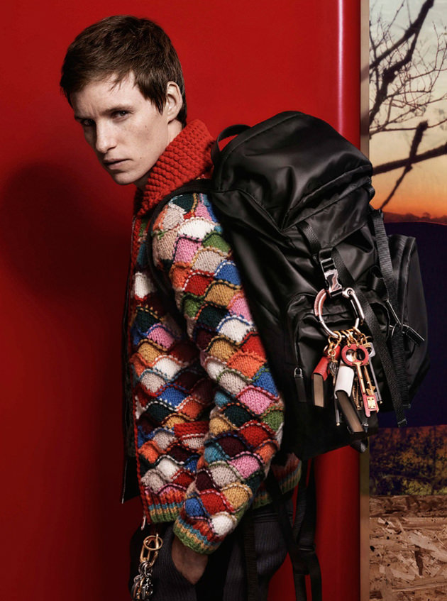 Эдди Редмэйн стал лицом новой коллекции Prada