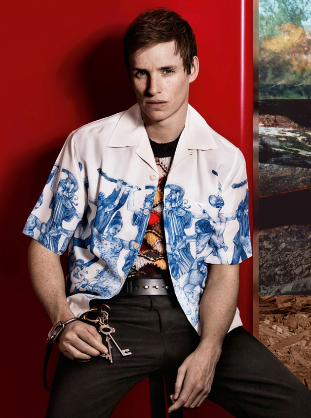 Эдди Редмэйн стал лицом новой коллекции Prada