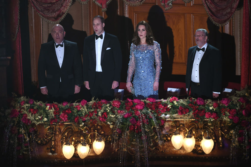 Кейт Миддлтон вышла в свет в сияющем платье Jenny Packham