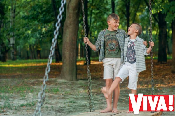 Олег Скрипка и его семья