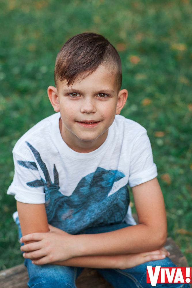 Олег Скрипка и его семья