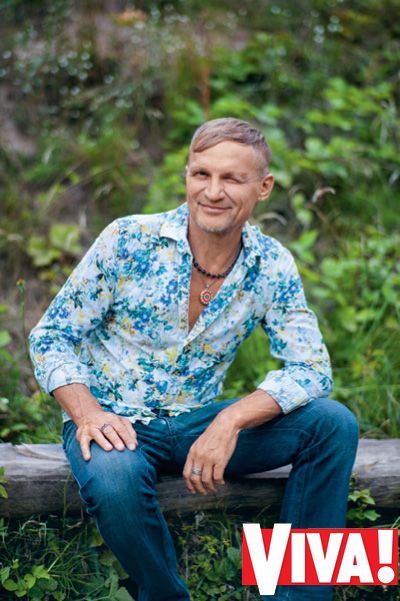 Олег Скрипка и его семья