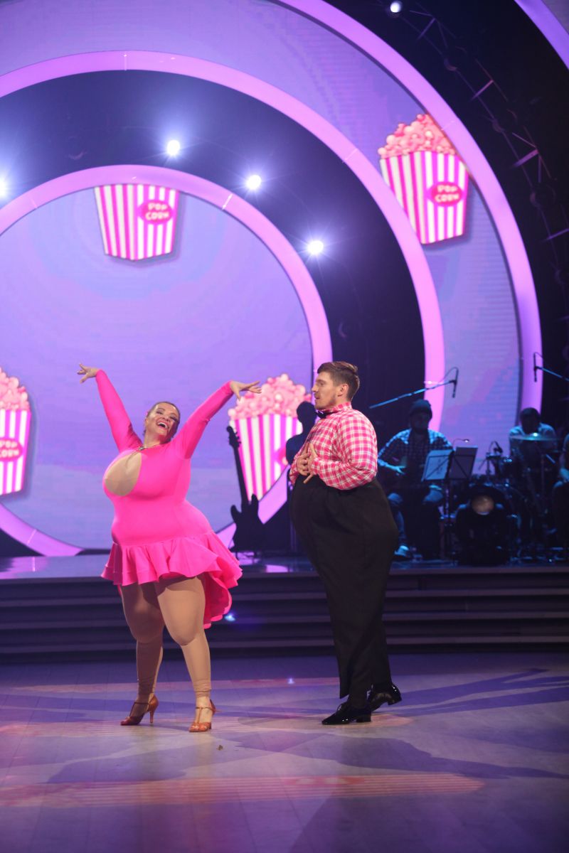 + 100 килограммов веса: Наталья Могилевская удивила образом толстушки в шоу &quot;Танці з зірками&quot;