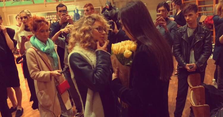 Светлана Лобода на показе Жана Грицфельдта