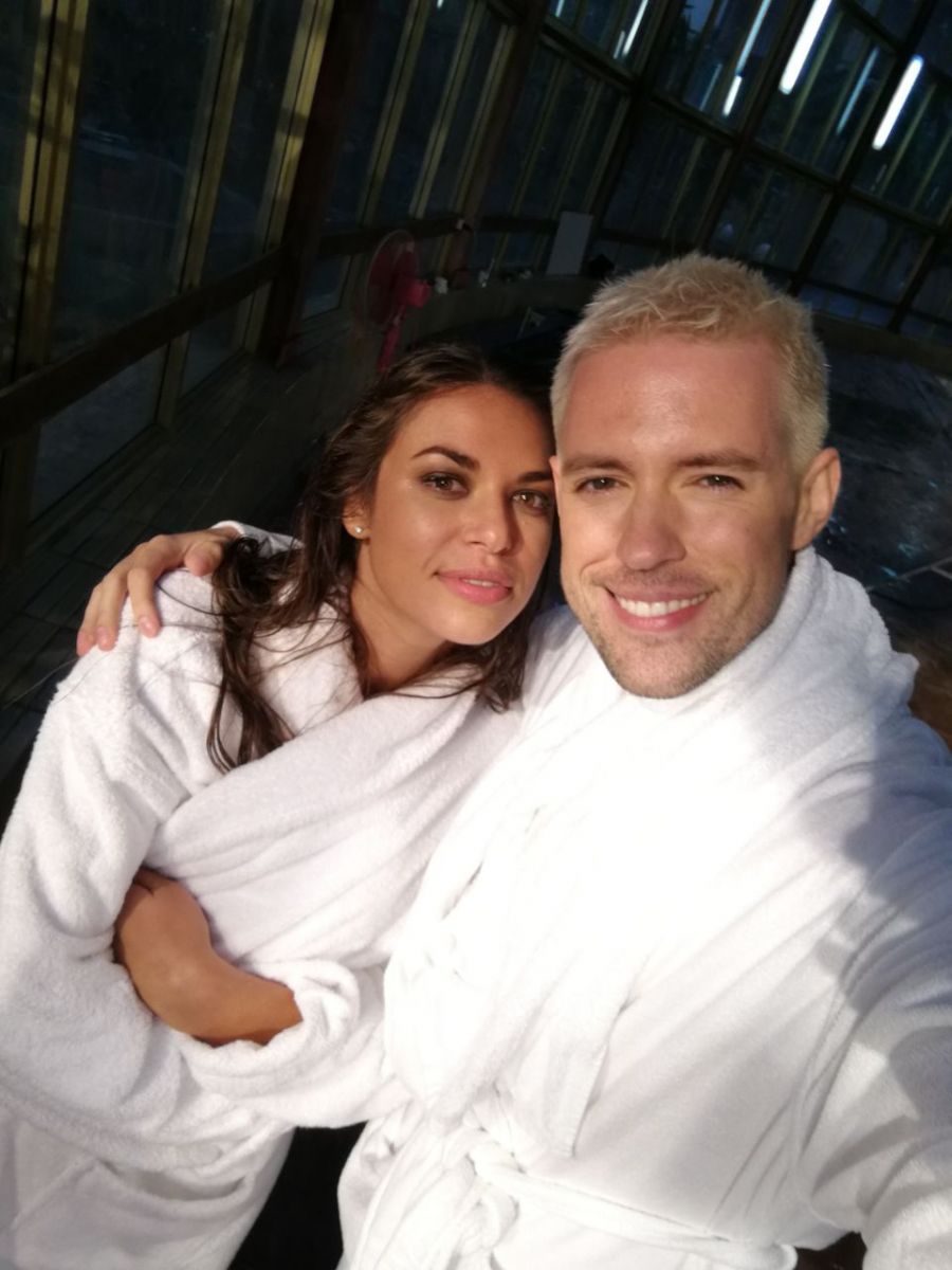 Маркус Рива на съемках клипа