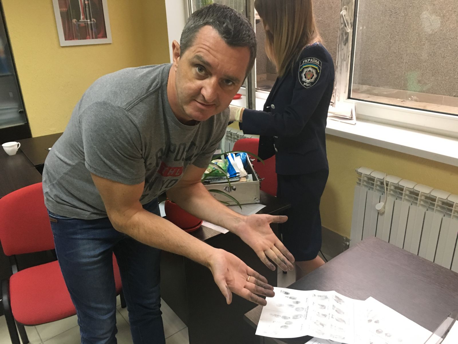 Дядя Жора в полиции