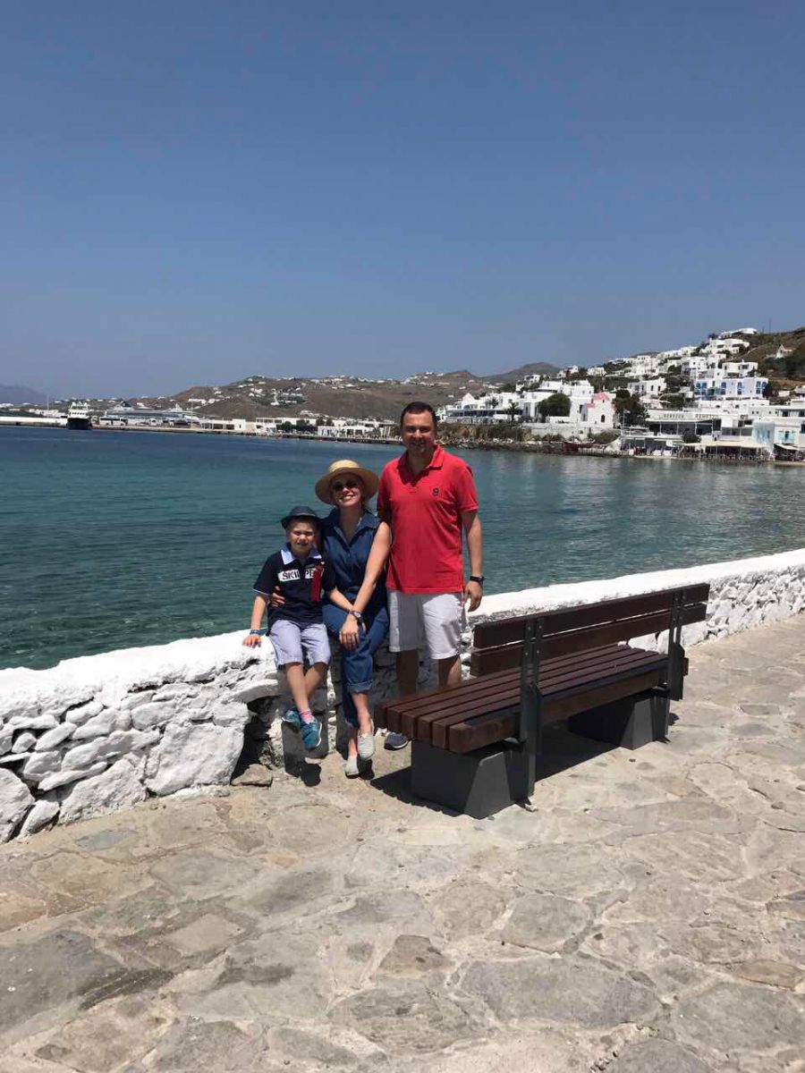 Оксана Гутцайт побывала в круизе по греческим островам