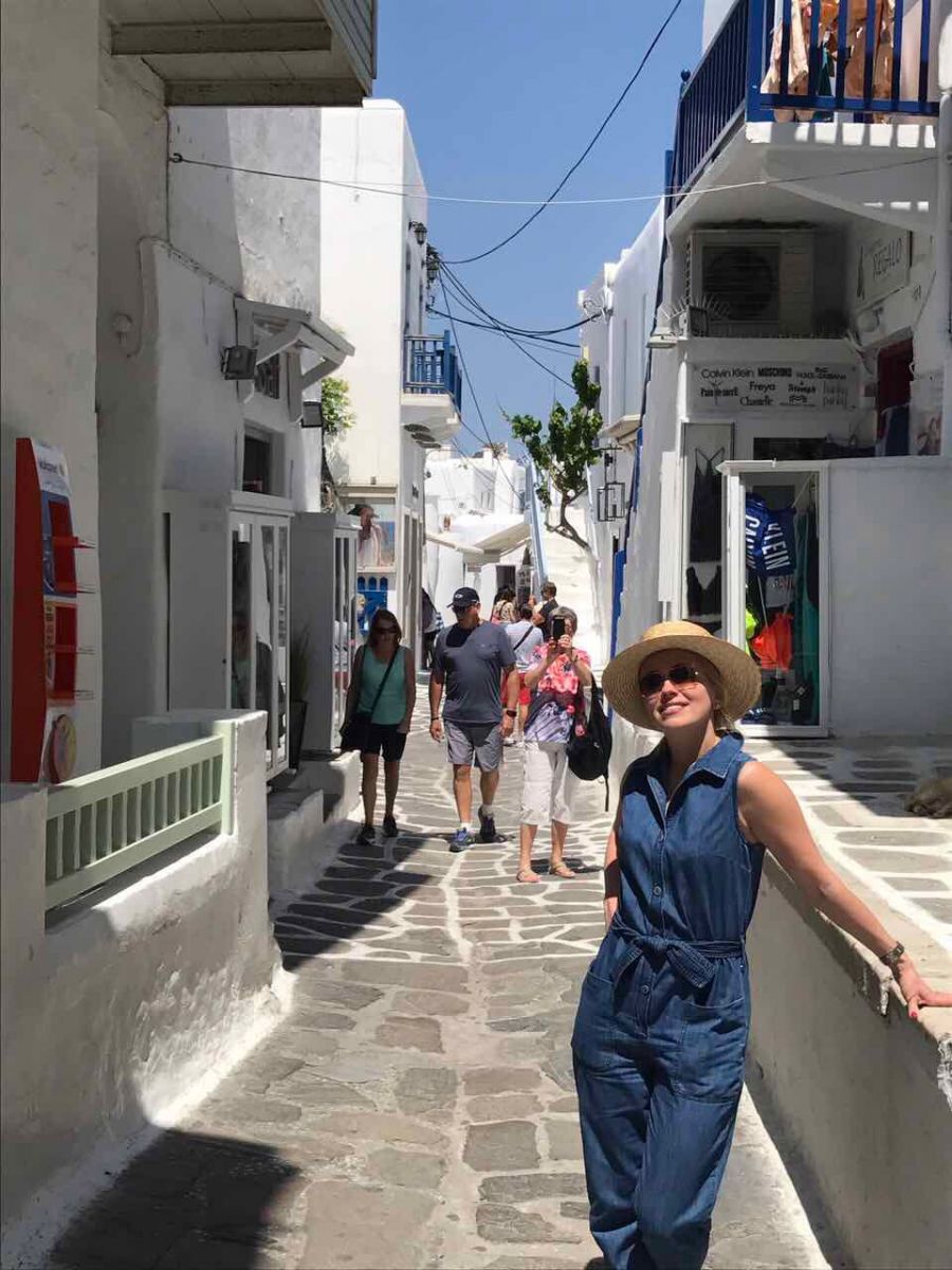 Оксана Гутцайт побывала в круизе по греческим островам