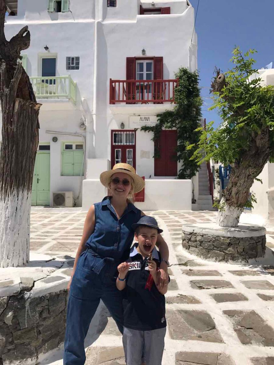 Оксана Гутцайт побывала в круизе по греческим островам