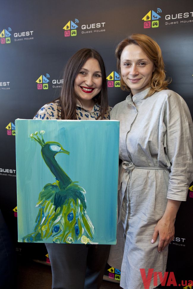 Звездный девичник Viva! Как известные украинки рисовали за бокалом вина