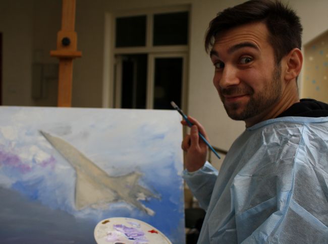 Украинские звезды посетили детский кардиоцентр и вместе с художниками создали картины для Зимнего Благотворительного аукциона.