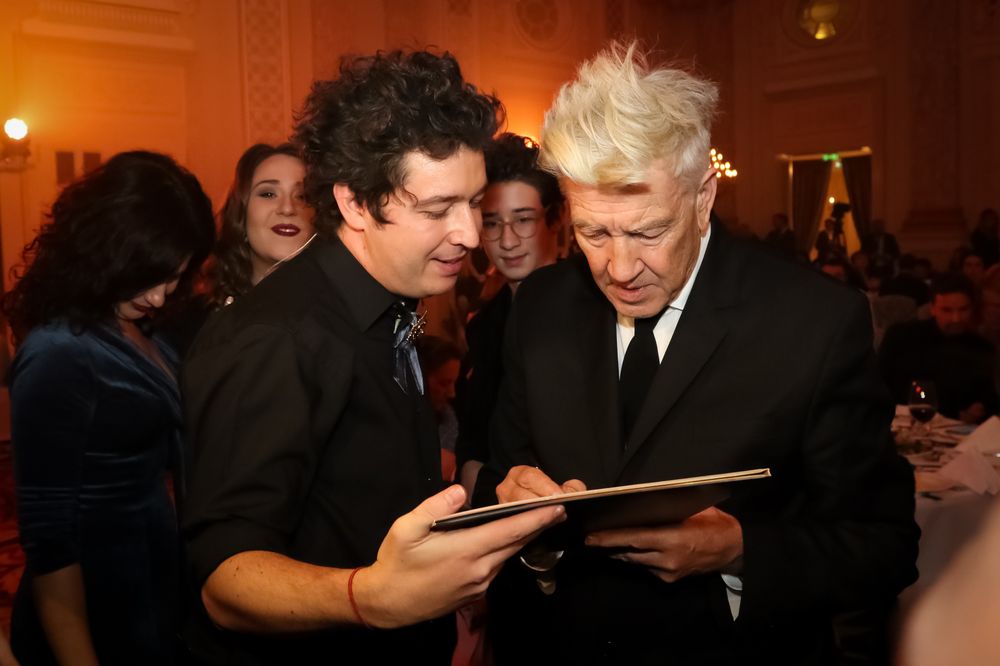 Звезды на встрече с Дэвидом Линчем в Киеве