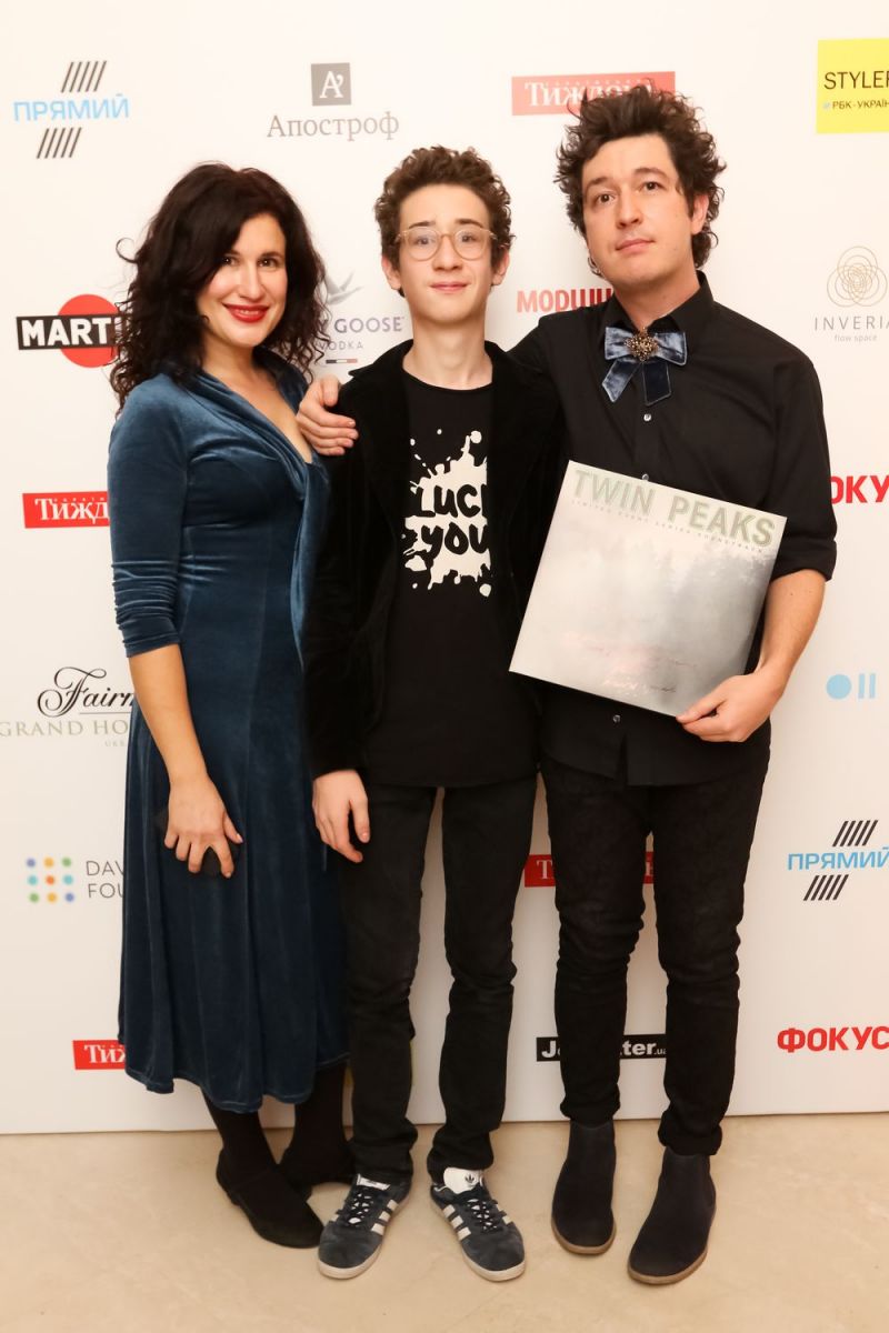 Звезды на встрече с Дэвидом Линчем в Киеве