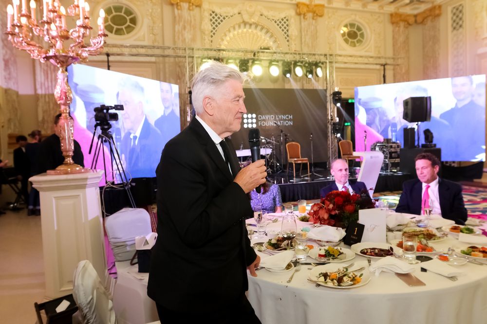 Звезды на встрече с Дэвидом Линчем в Киеве