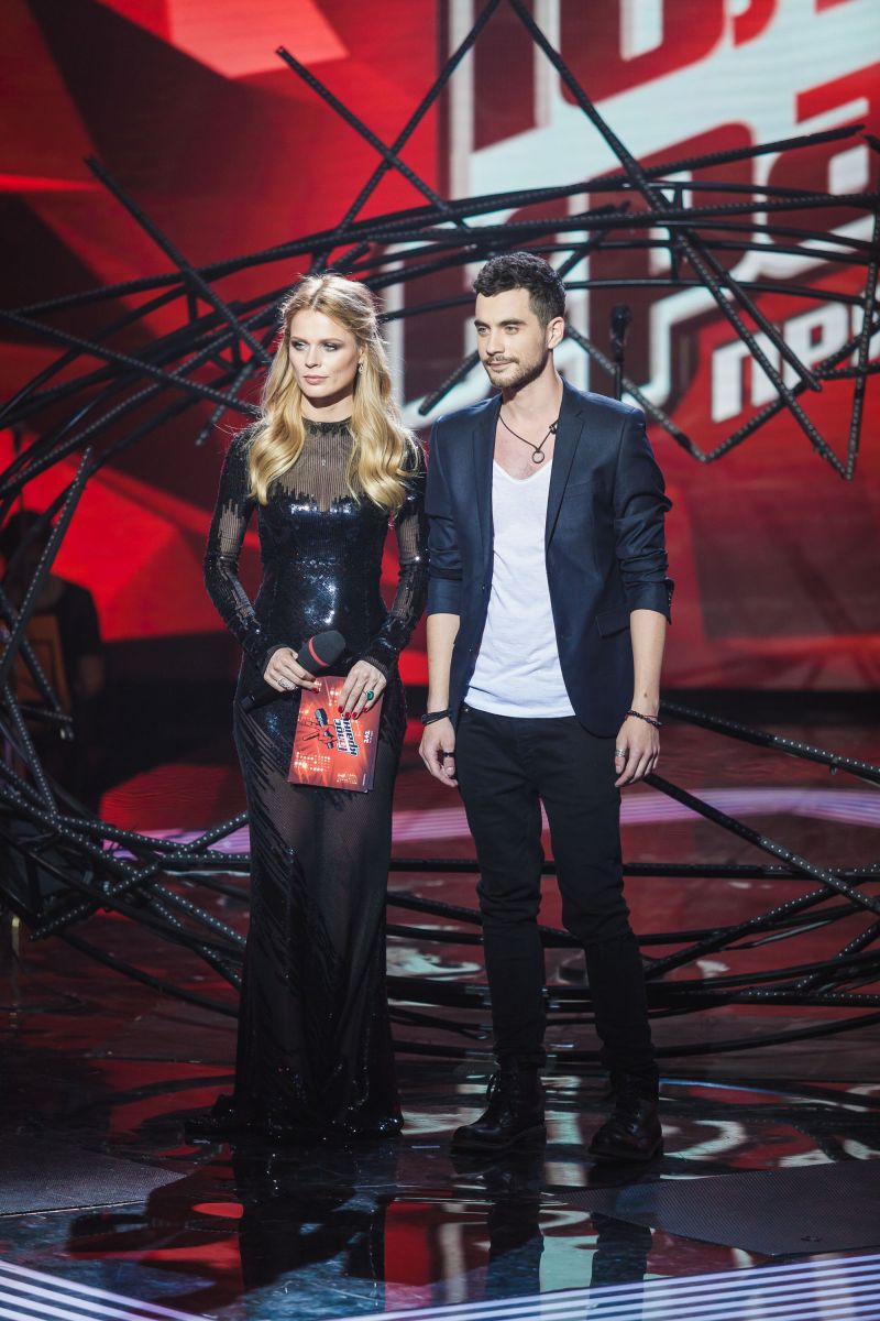 Ольга Фреймут в прозрачном платье на шоу Голос країни 5